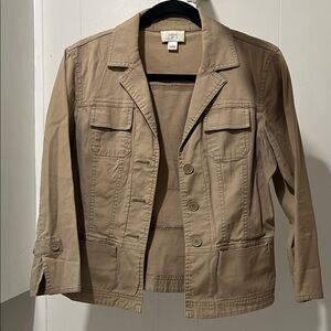 LOFT Women's Blazer Jacket in Tan